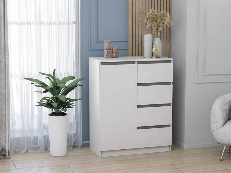 Кэт-1 Комод одна створка + ящики (М) [Кэт-1]