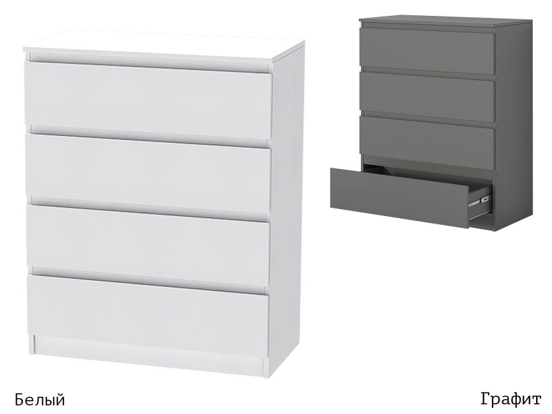 Кэт-1 Комод четыре ящика (М) [Кэт-1]