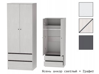 Кэт-1 Шкаф двухстворчатый (М) [Кэт-1]