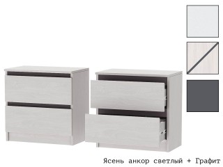 Кэт-1 Тумба два ящика (М) [Кэт-1]