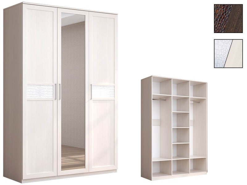 Кэт-4 Шкаф трёхстворчатый [Кэт-4]