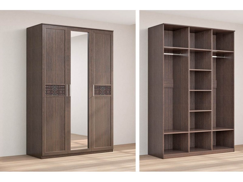 Кэт-4 Шкаф трёхстворчатый [Кэт-4]