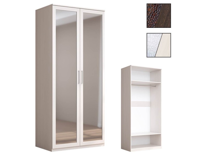 Кэт-4 Шкаф двухстворчатый с зеркалами [Кэт-4]