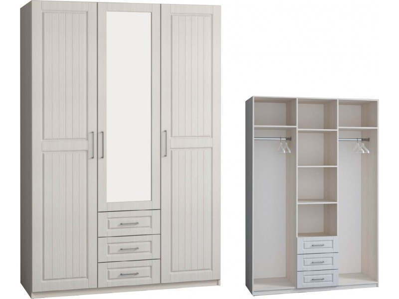 Кэт-6 Кантри Шкаф трёхстворчатый с ящиками [Кэт-6 Кантри]