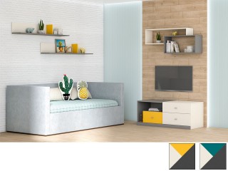 Клео Гостиная модульная, Комплект-1 [Клео_Диал]