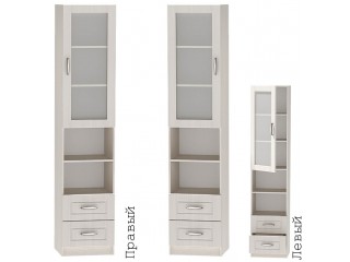 Колибри МДФ Пенал со стеклом и ящиками [Колибри МДФ]