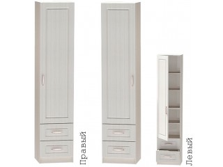 Колибри МДФ Пенал с глухой створкой и ящиками [Колибри МДФ]