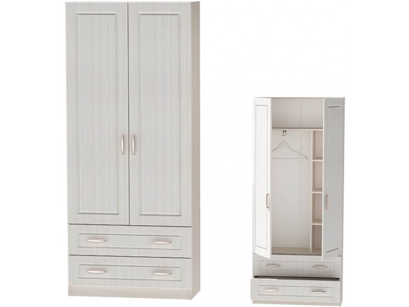 Колибри МДФ Шкаф двухстворчатый с ящиками [Колибри МДФ]