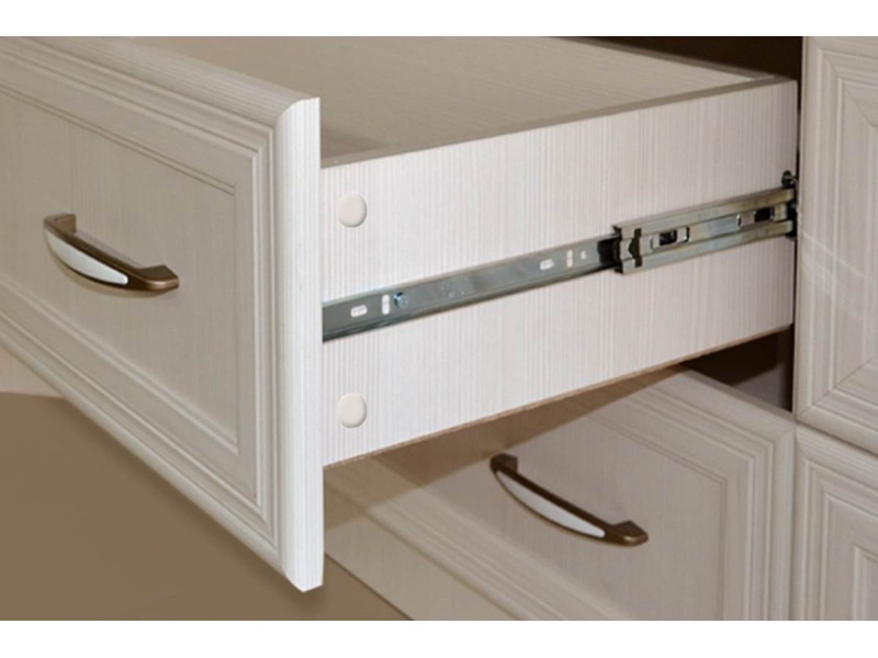 Колибри Рамка, Пенал с глухой створкой и ящиками [Колибри Рамка]