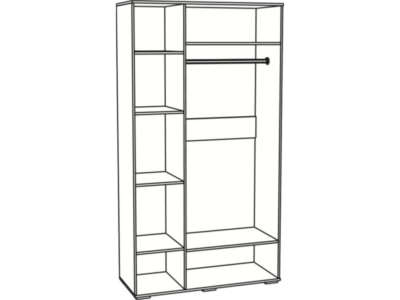 Ричард РШ-25 Шкаф трёхстворчатый [Ричард]