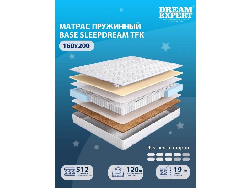 Матрас DreamExpert Base SleepDream TFK [Base]