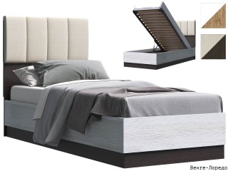 Адель Кровать с накладкой и с подъёмным механизмом 80х200 [Адель Эра]
