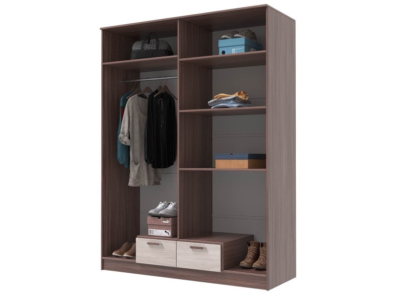 Адель Шкаф 1,6 четырёхстворчатый с полками [Адель Эра]