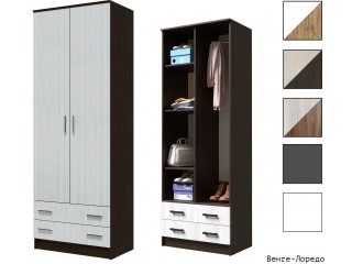Дуэт шкаф комбинированный двухстворчатый [Дуэт]