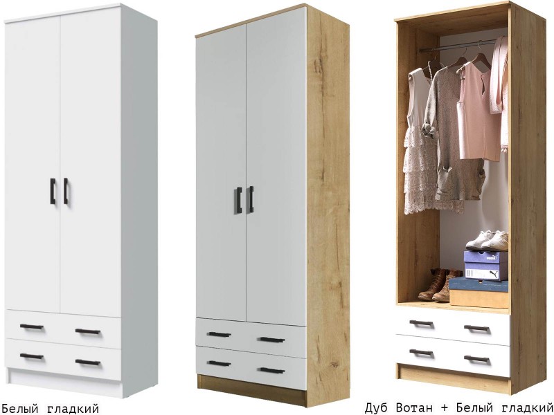 Дуэт шкаф платяной двухстворчатый [Дуэт]