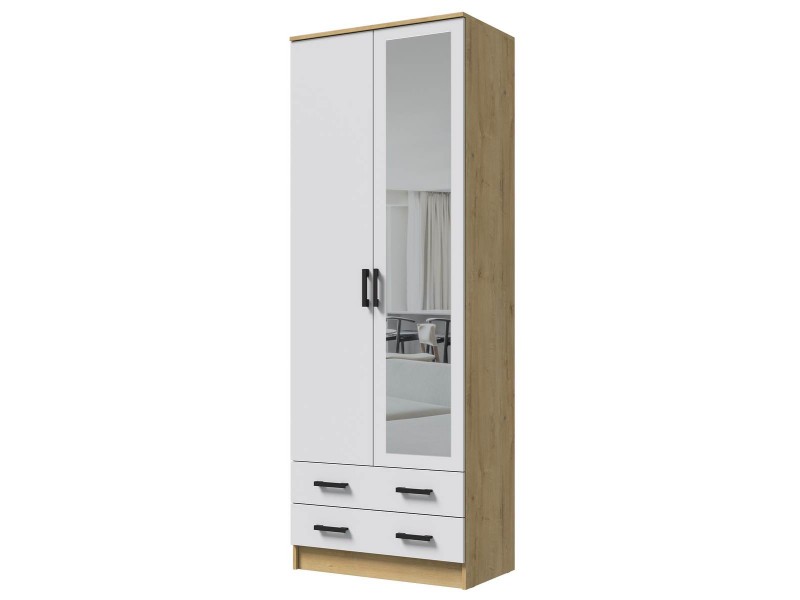 Дуэт шкаф платяной двухстворчатый с зеркалом [Дуэт]