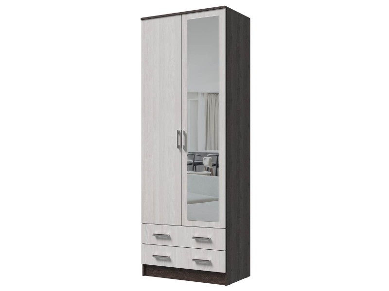 Дуэт шкаф платяной двухстворчатый с зеркалом [Дуэт]