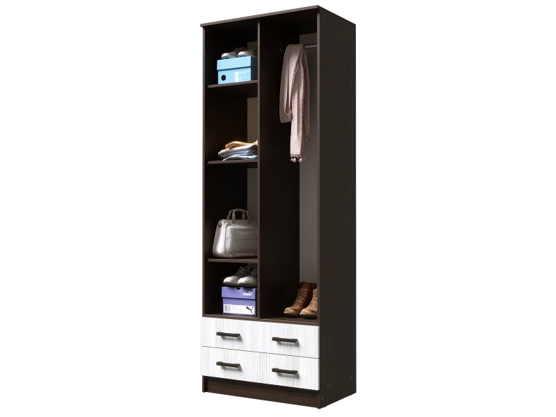 Дуэт шкаф комбинированный двухстворчатый с зеркалом [Дуэт]