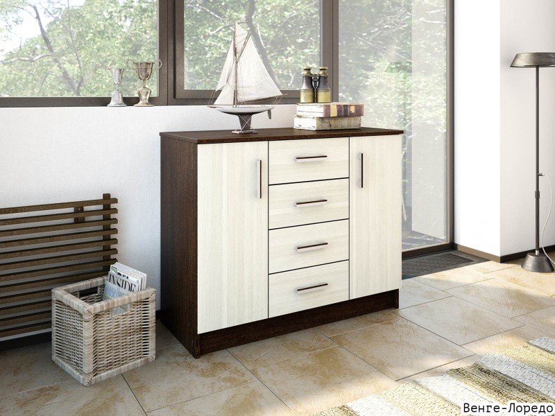 Комод К1000-2Д [Эко]