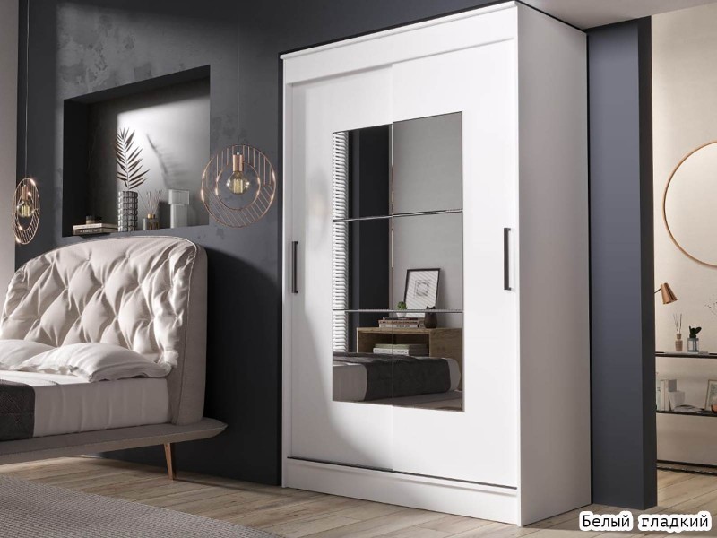 Элегант-1 Шкаф-купе 2-х дверный с зеркалом [Шкаф-купе]