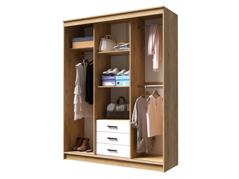 Лорд Шкаф-купе с зеркалом 1,7 м [Шкаф-купе]