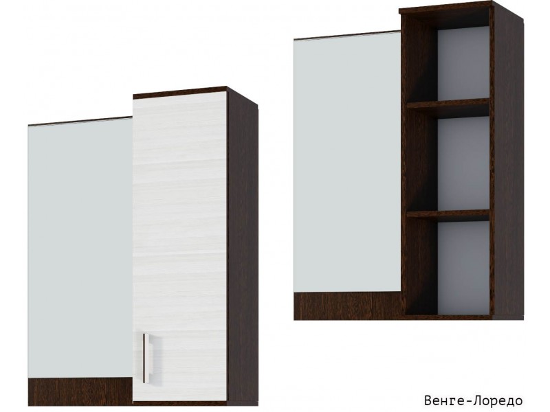 Ника Полка с зеркалом пз800, прихожая [Ника]