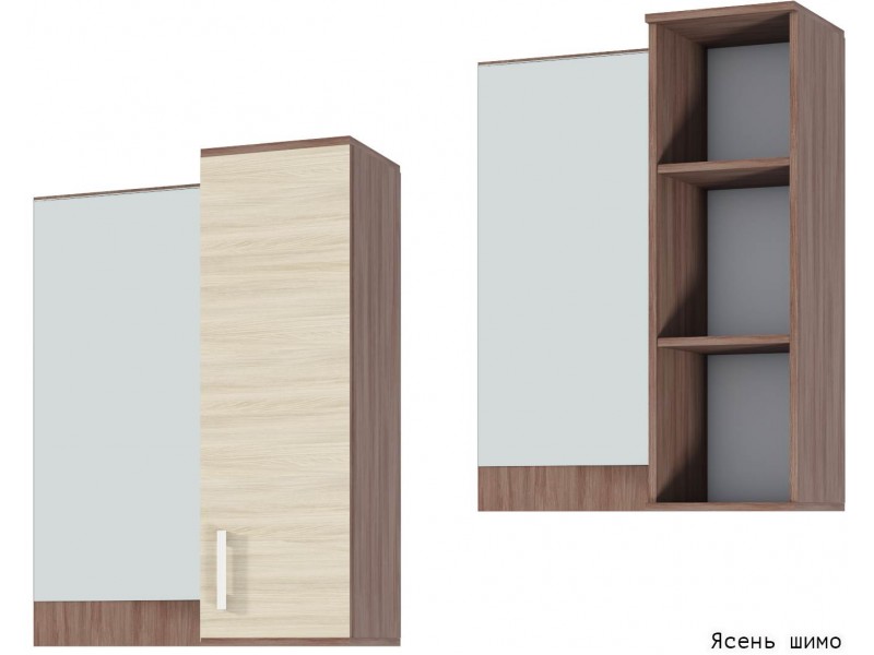 Ника Полка с зеркалом пз800, прихожая [Ника]