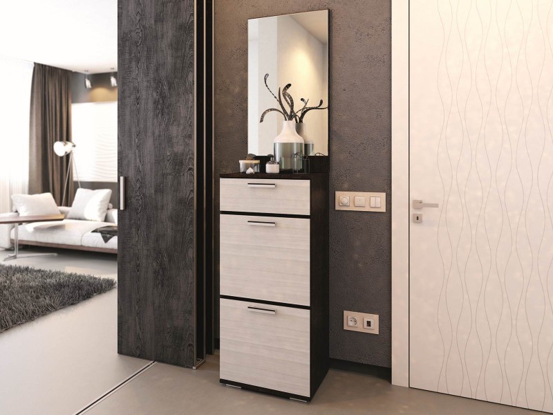 Ника Тумба высокая тв500, прихожая [Ника]