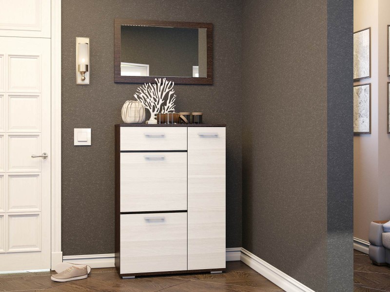 Ника Тумба высокая тв800, прихожая [Ника]