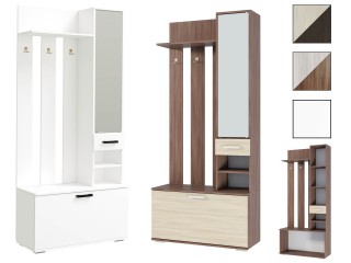 Ника вз910 Вешалка с зеркалом, прихожая [Ника]