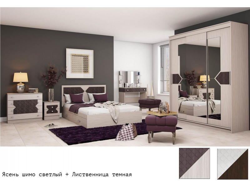 Николь спальня Комплект-1, шимо [Николь]
