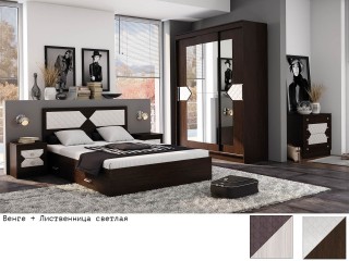 Николь Спальня Комплект-2, Венге [Николь]