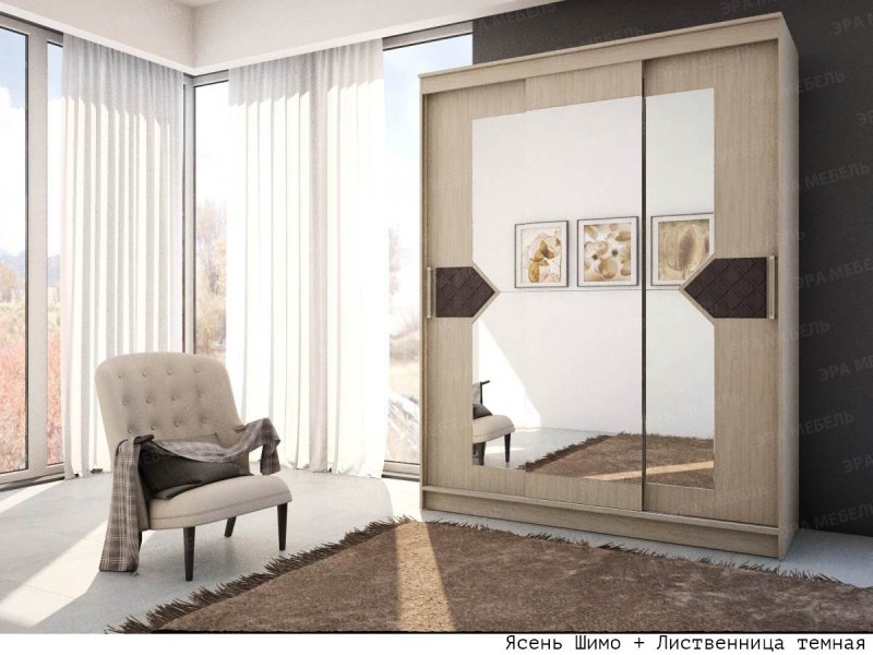 Николь Шкаф-купе 3-х дверный [Николь]