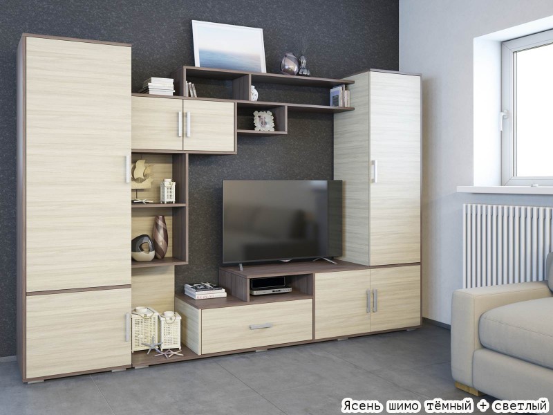 Пекин Гостиная модульная с пеналом, Комплект [Пекин]