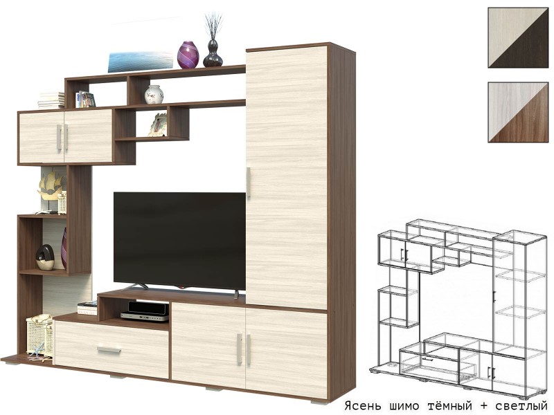 Пекин Стенка для гостиной 2,1м [Пекин]