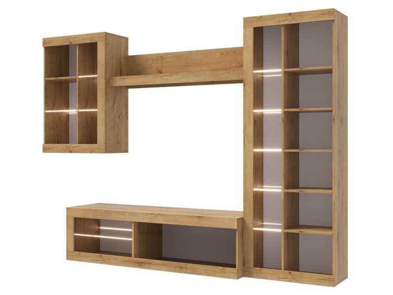 Прага ЛДСП Гостиная модульная, Комплект-2 [Прага Эра]