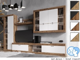 Прага ЛДСП Гостиная модульная, Комплект-3 [Прага Эра]