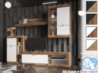 Прага ЛДСП Гостиная модульная, Комплект-5 [Прага Эра]