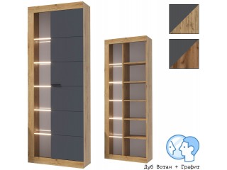 Прага МДФ Шкаф-витрина [Прага Эра]