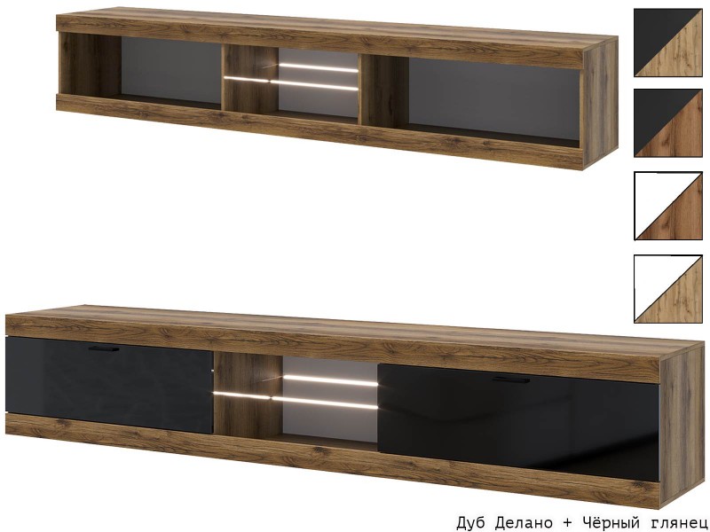 Прага ЛДСП Тумба ТВ большая 252 [Прага Эра]