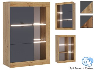 Прага МДФ Витрина универсальная [Прага Эра]