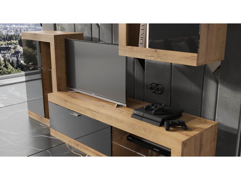 Прага МДФ Тумба ТВ малая152 [Прага Эра]