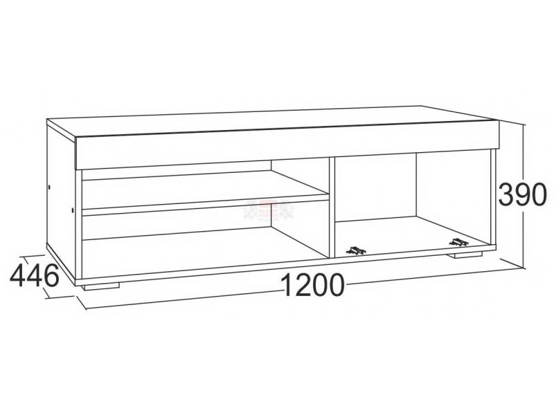 Ольга-19 Тумба для теле-радиоаппаратуры [Ольга-19]