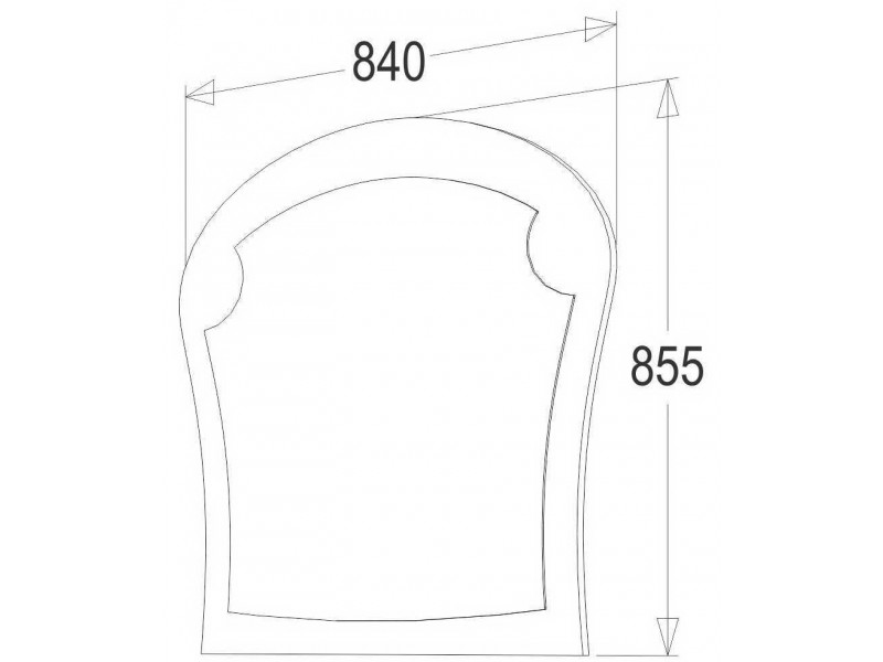 Ольга-1Н спальня, Зеркало навесное [Ольга-1Н]