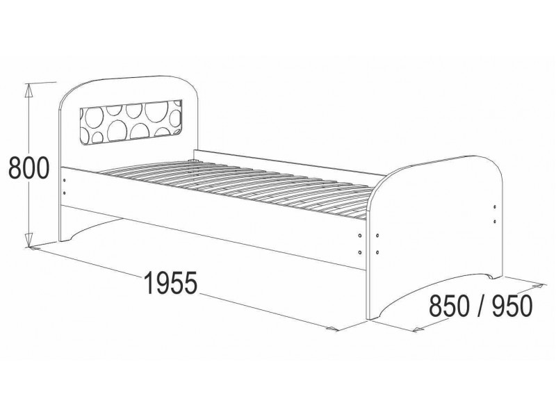 Омега-16 Кровать одинарная [Омега 16]