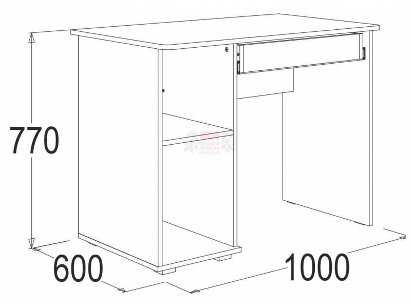 Омега-16 Стол письменный 2 [Омега 16]