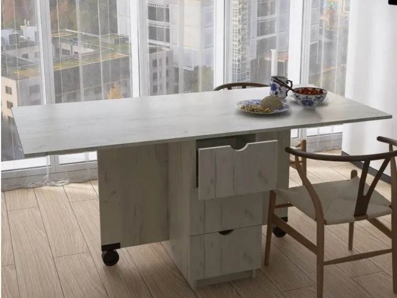 Стол-тумба №1 с ящиками [Фант]