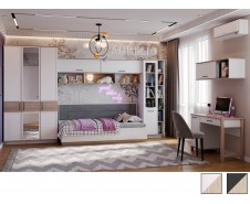 Аурелио Модульная детская, Комплект-3 Белый [AURELIO]