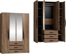 Nature 555 спальня, Шкаф для одежды и белья четырёхстворчатый [Натуре]