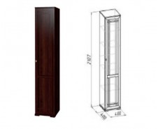 Sherlock 81 Шкаф для белья ПРАВЫЙ [Шерлок орех]